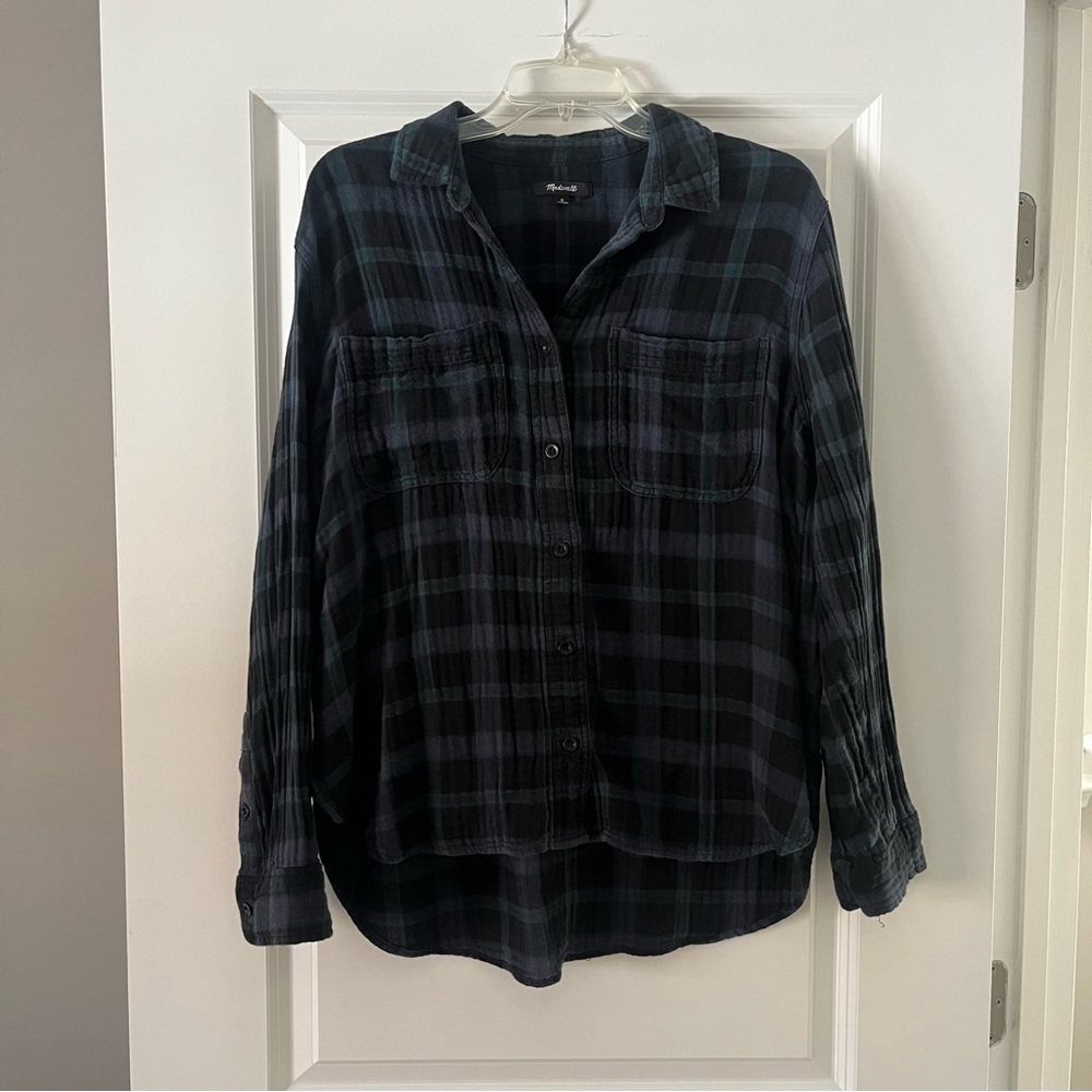 Madewell Plaid Button-Up Shirt